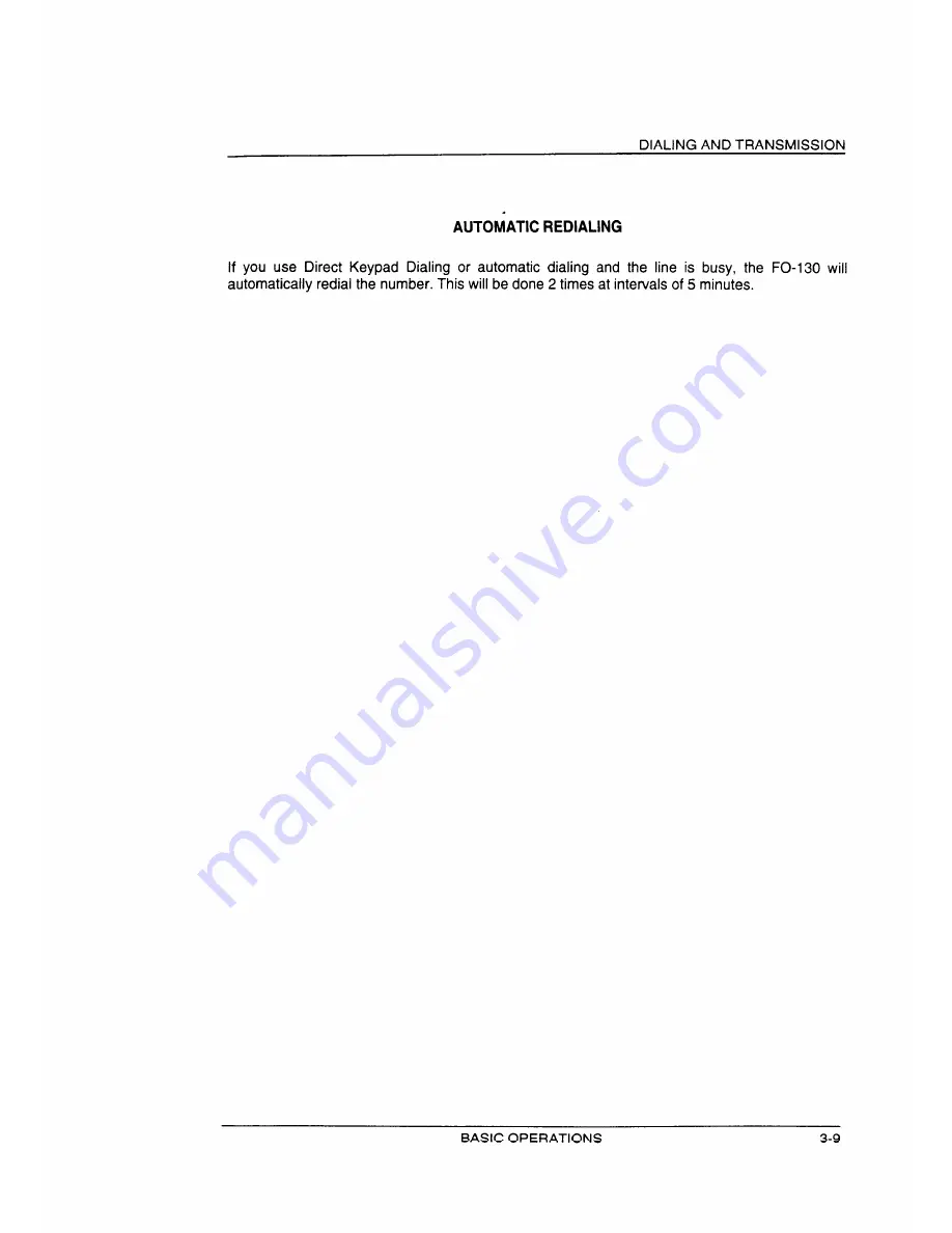 Sharp FO-130 Operation Manual Download Page 30