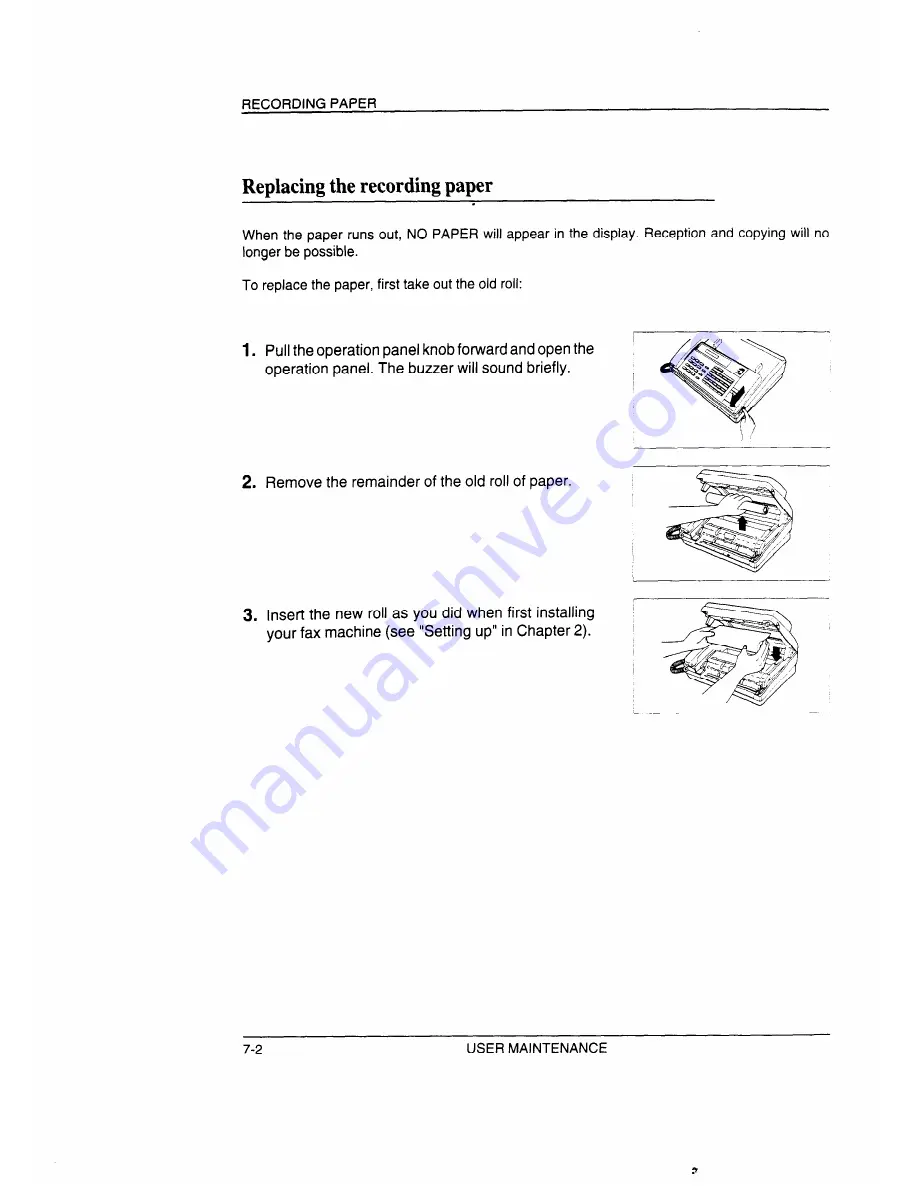 Sharp FO-130 Operation Manual Download Page 61