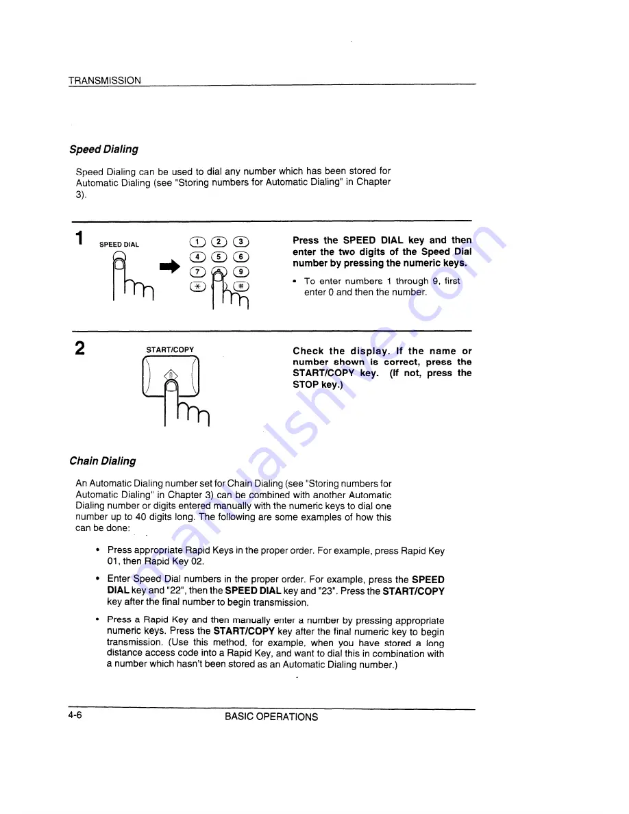 Sharp FO-135 Operation Manual Download Page 22