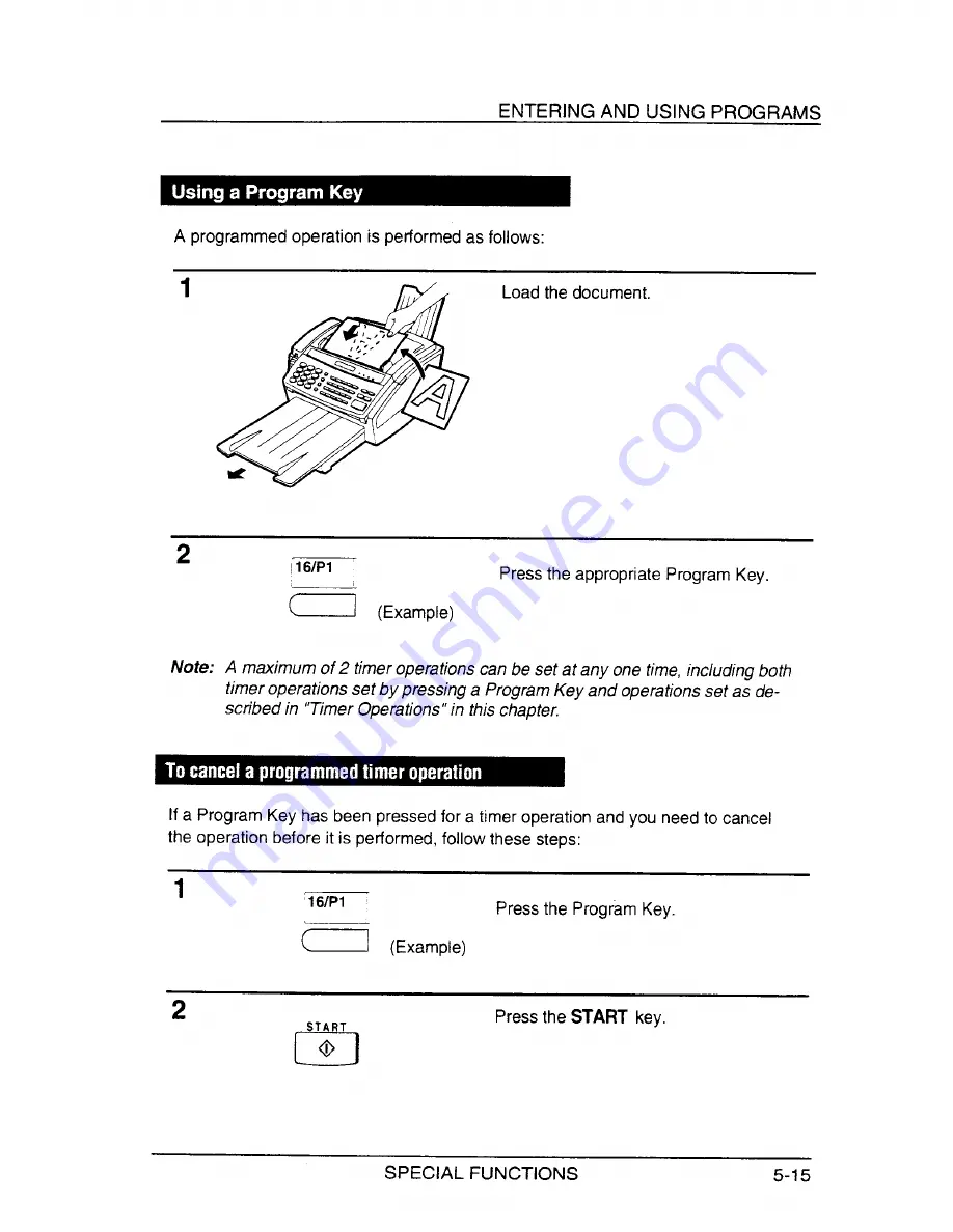 Sharp FO-1450 Operation Manual Download Page 71