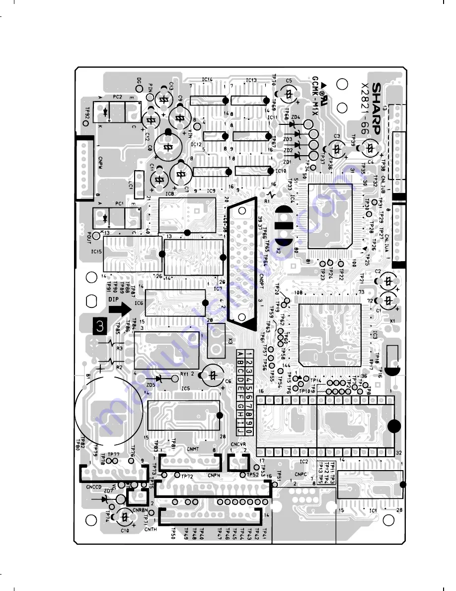 Sharp FO-1850 Service Manual Download Page 73