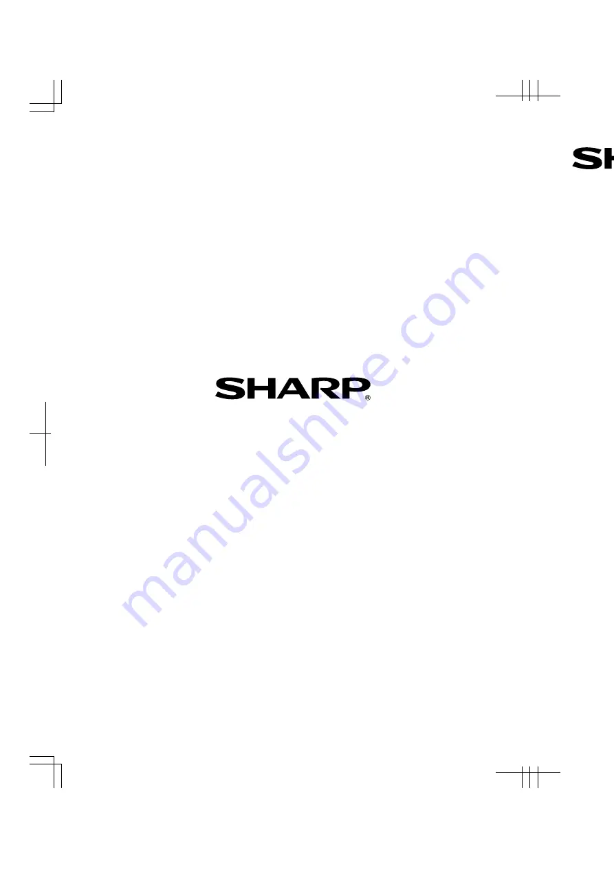 Sharp FO-2081 Operation Manual Download Page 172