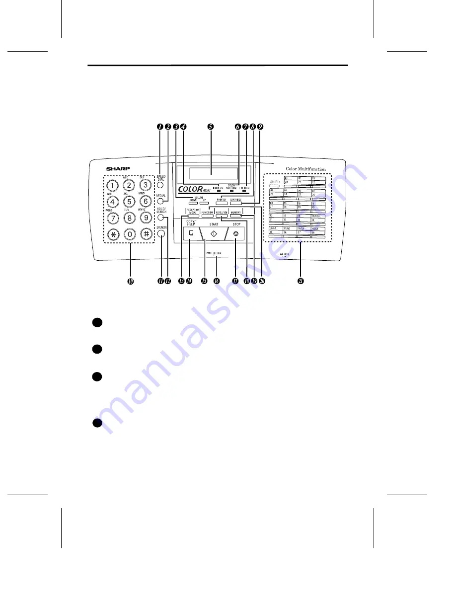 Sharp FO-2150 Operation Manual Download Page 13