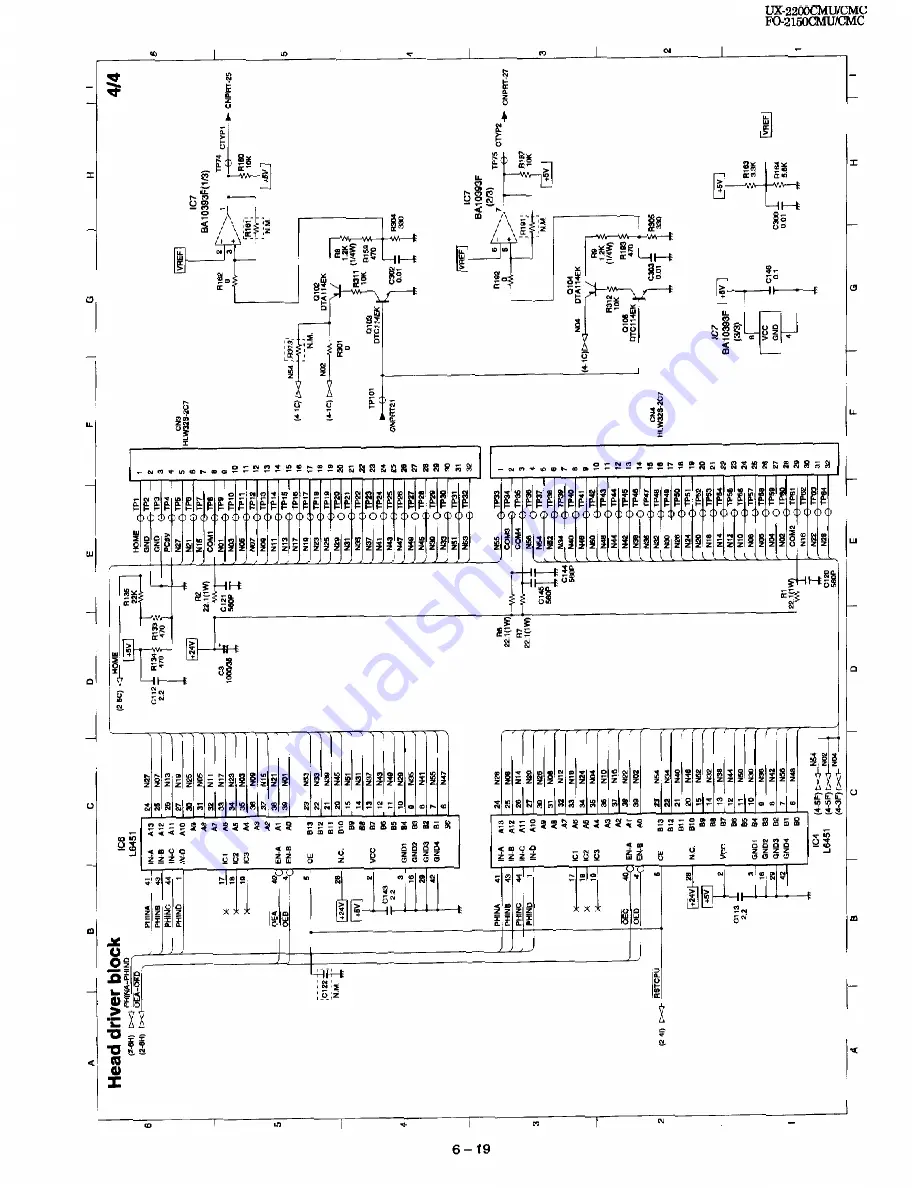 Sharp FO-2150CM Service Manual Download Page 81