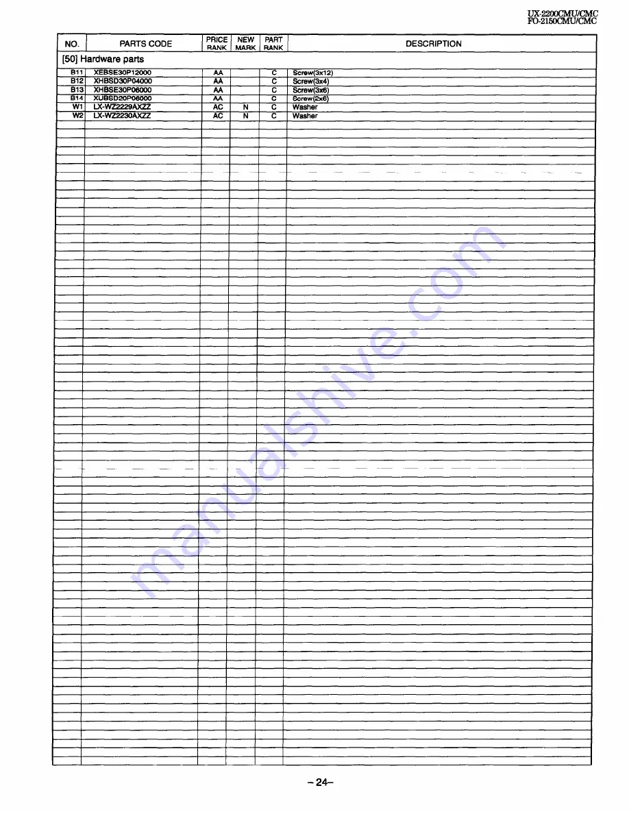 Sharp FO-2150CM Service Manual Download Page 125