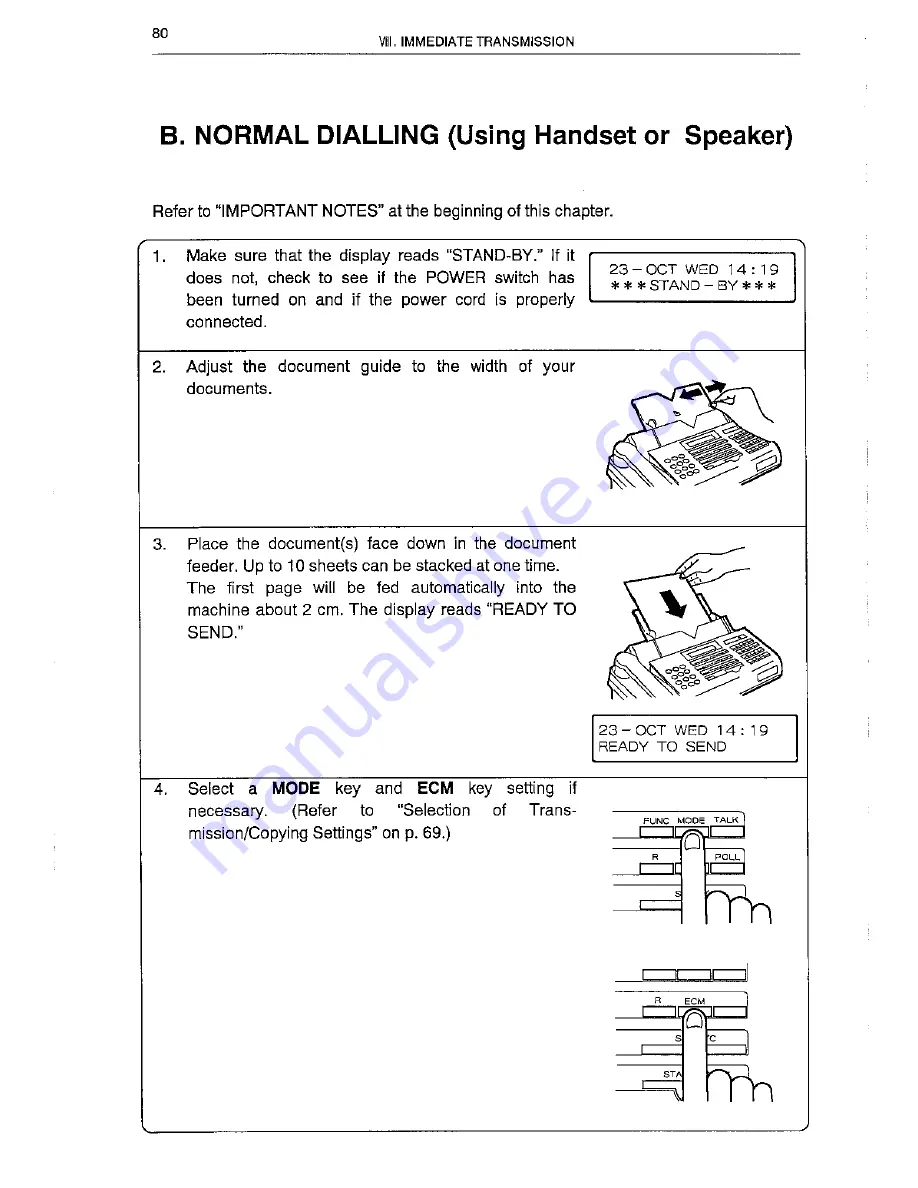 Sharp FO-2200 Operation Manual Download Page 82