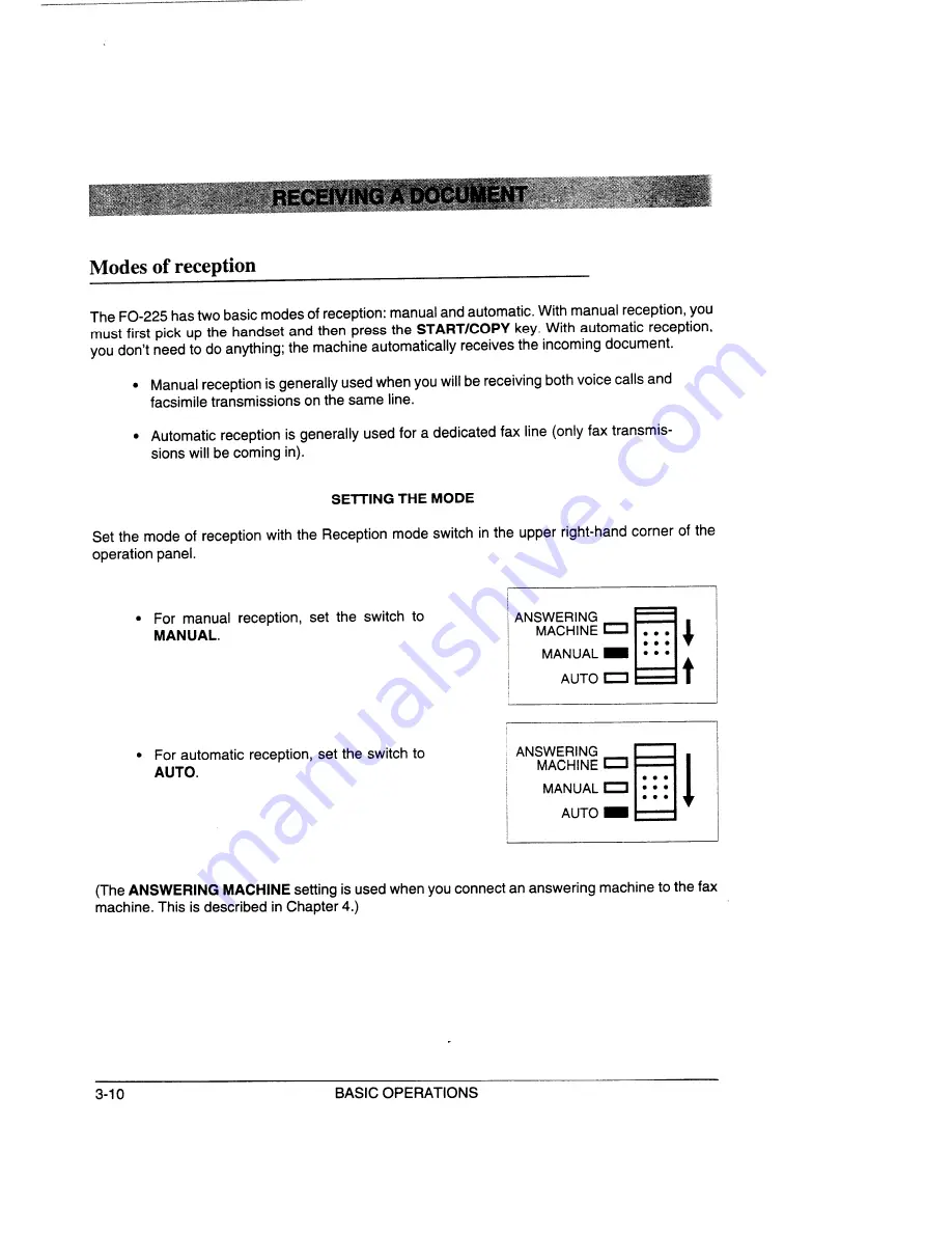 Sharp FO-225 Operation Manual Download Page 30