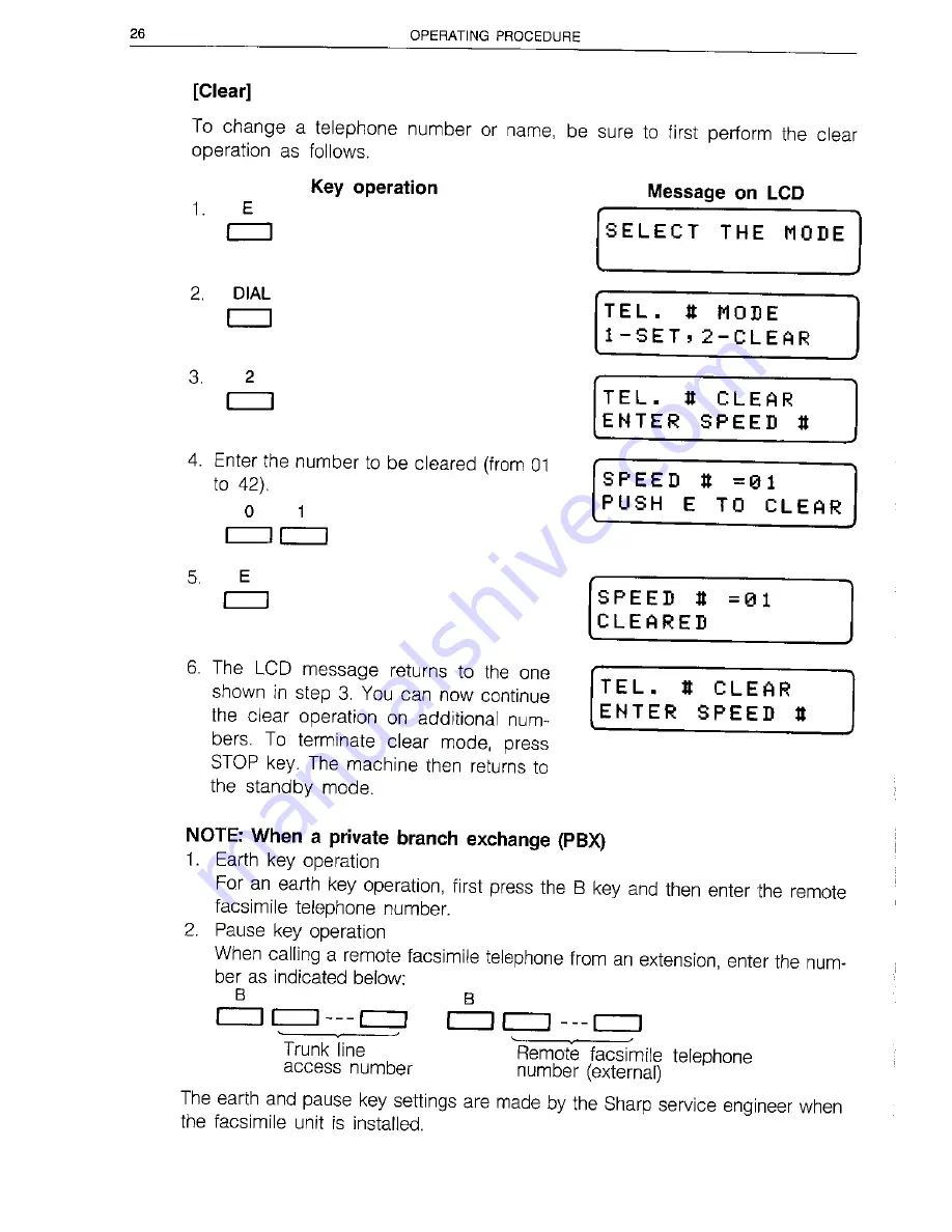 Sharp FO-2715 Operation Manual Download Page 34