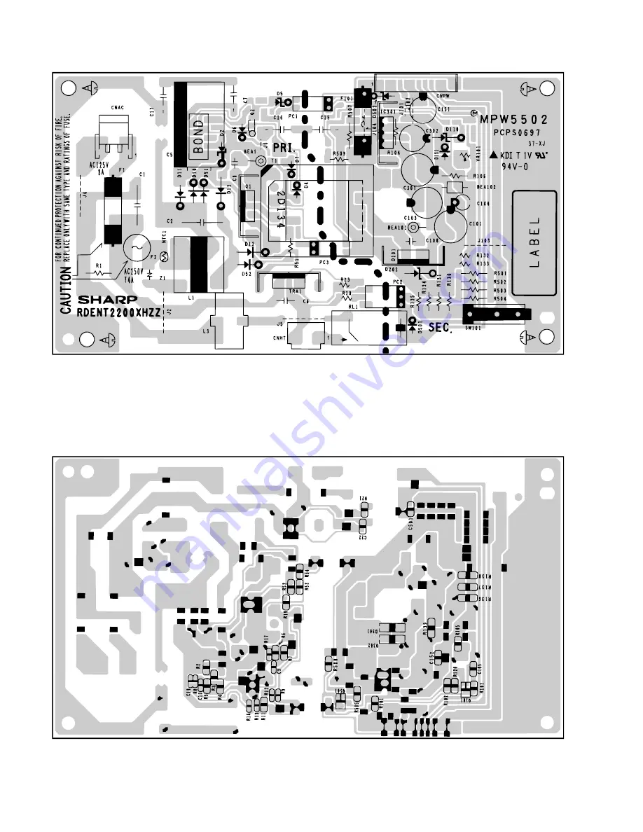 Sharp FO-3150 Service Manual Download Page 118