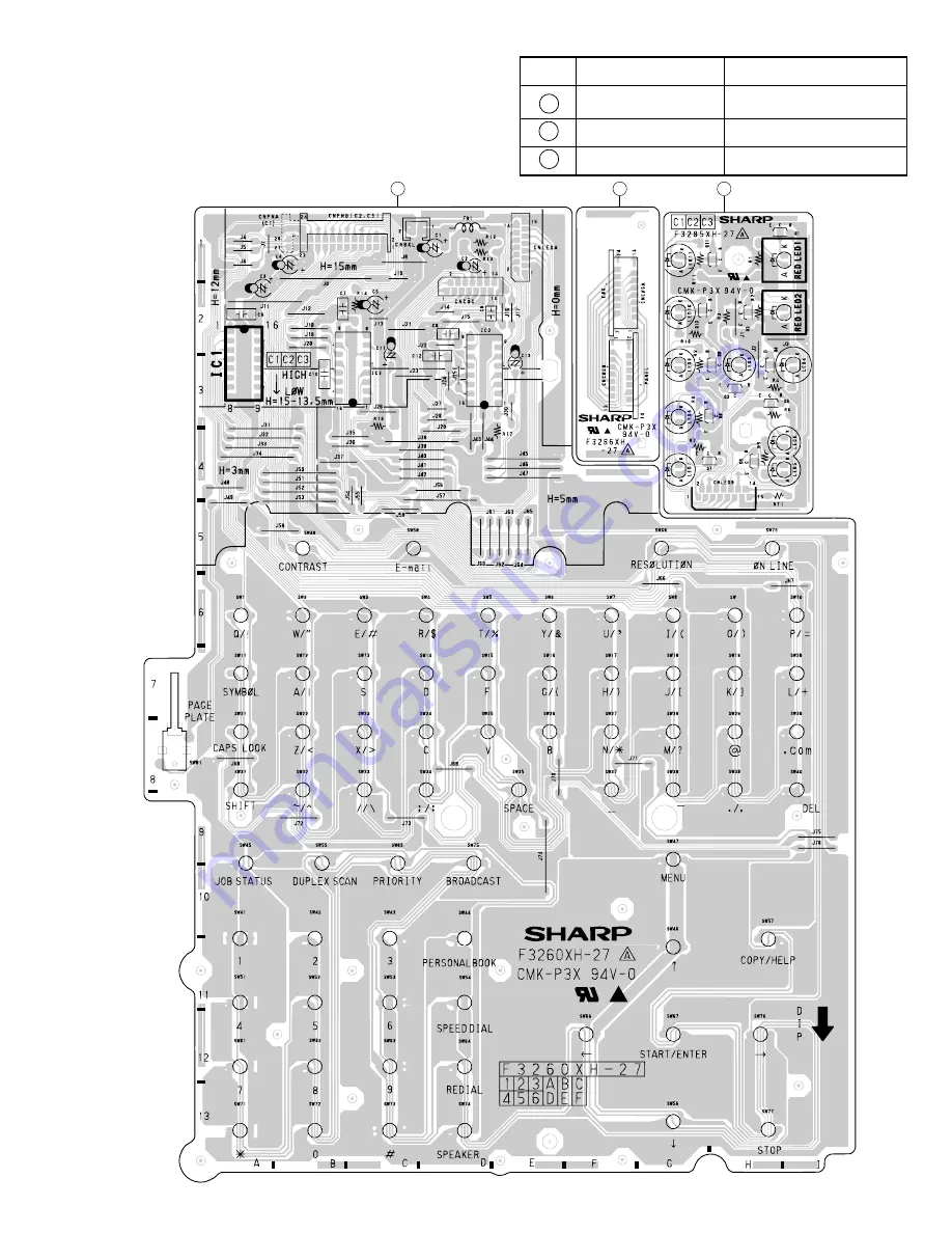 Sharp FO-4450 Service Manual Download Page 123