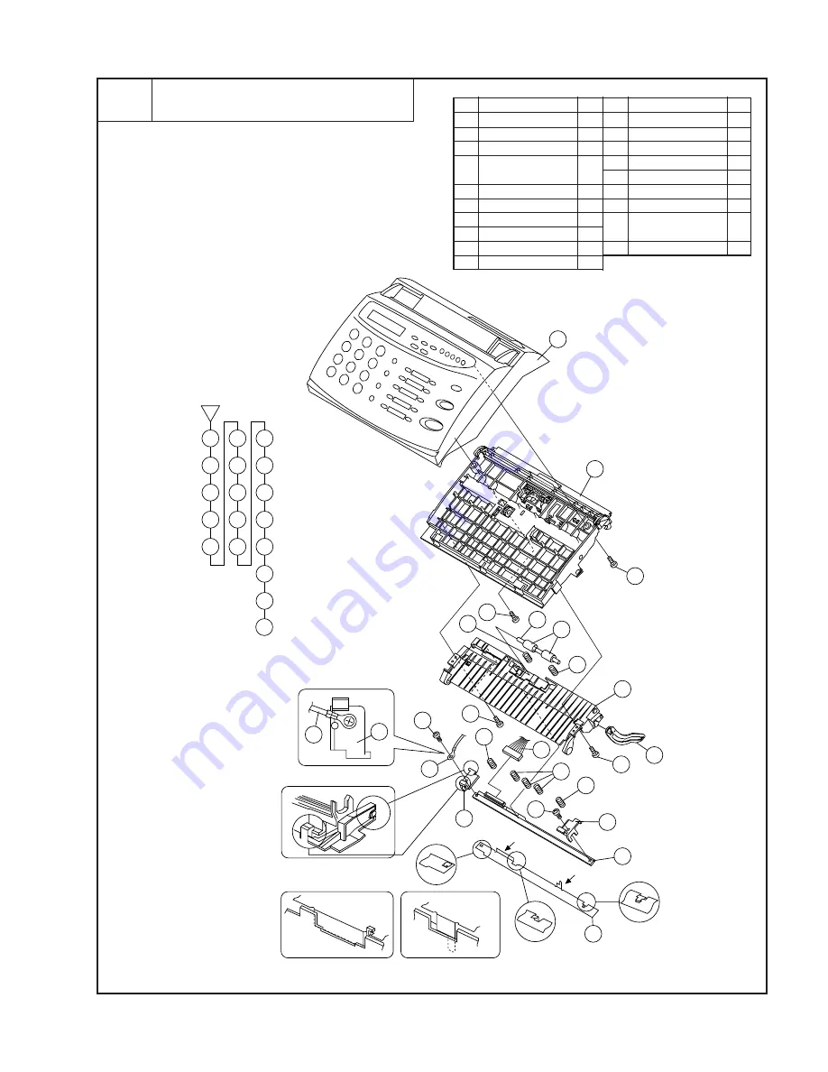 Sharp FO-475 Service Manual Download Page 33