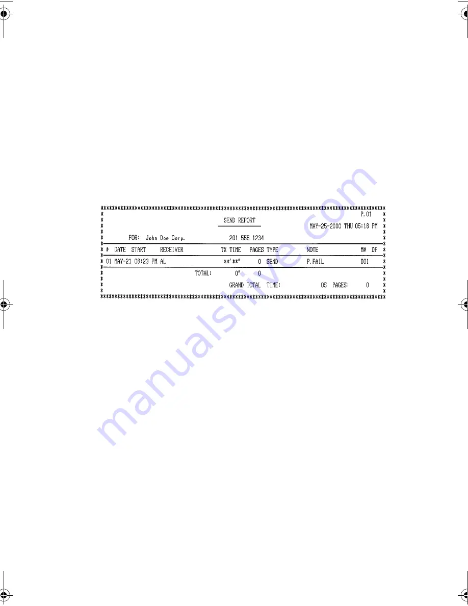 Sharp FO-5800 Operation Manual Download Page 158