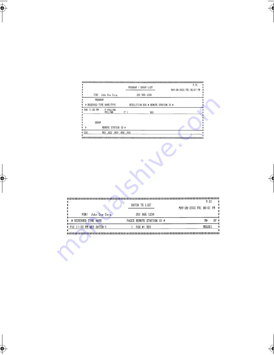 Sharp FO-5800 Operation Manual Download Page 162