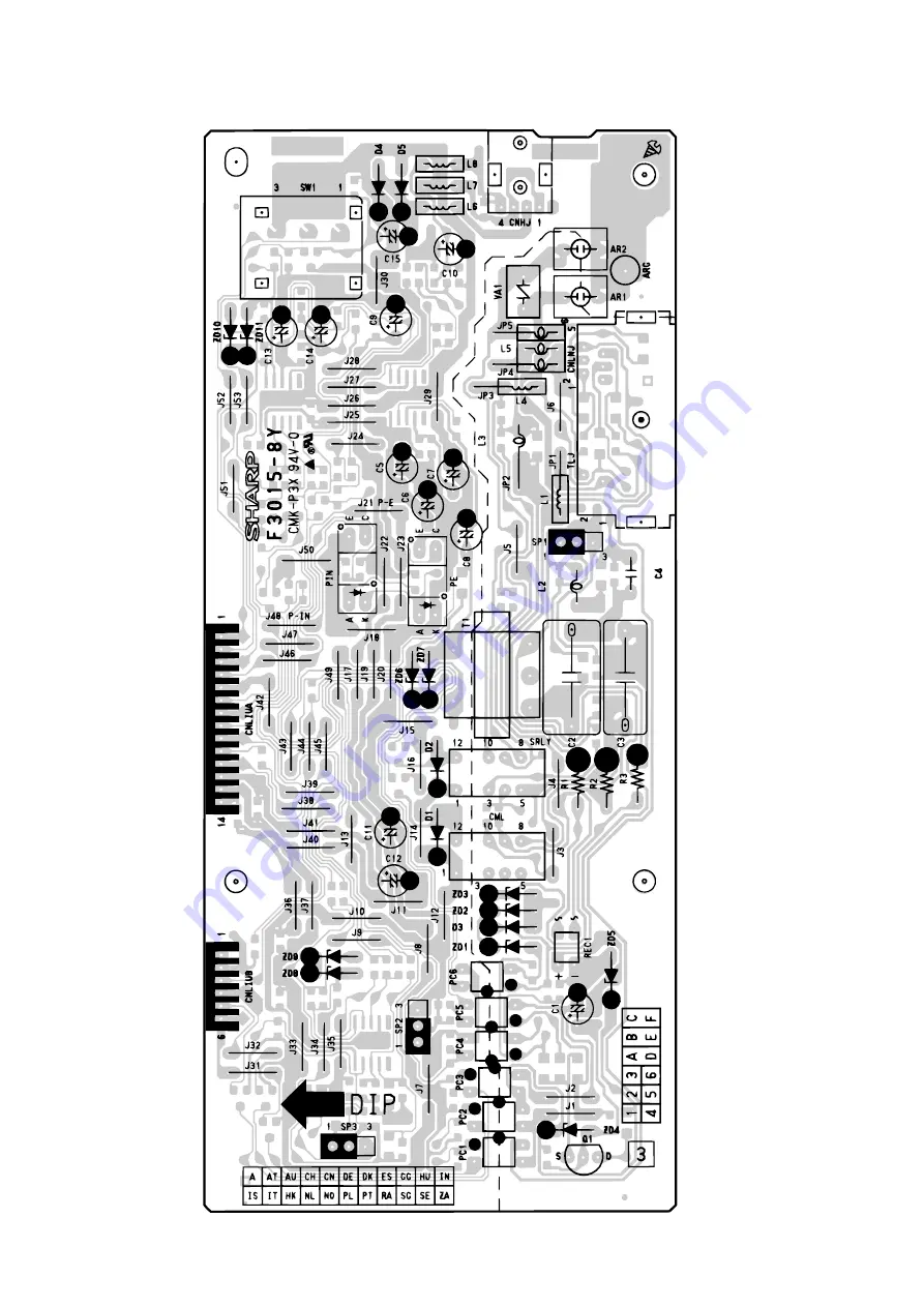 Sharp FO-780A Service Manual Download Page 68