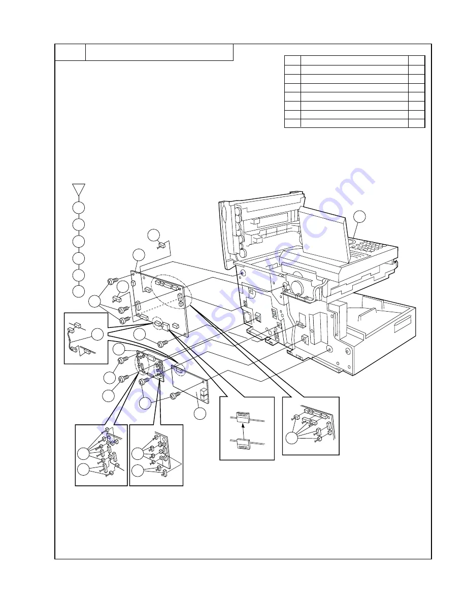 Sharp FO-DC600 Service Manual Download Page 47