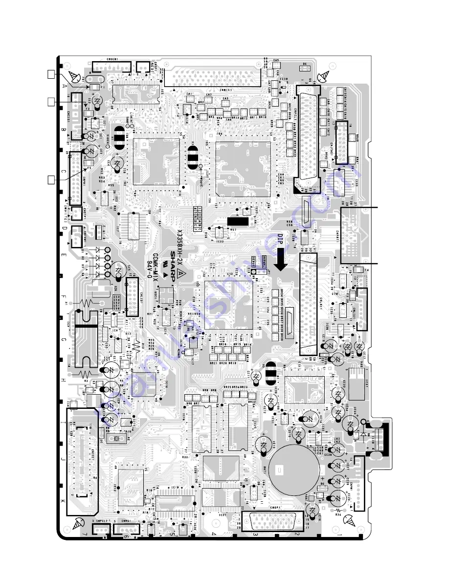 Sharp FO-DC600 Service Manual Download Page 98