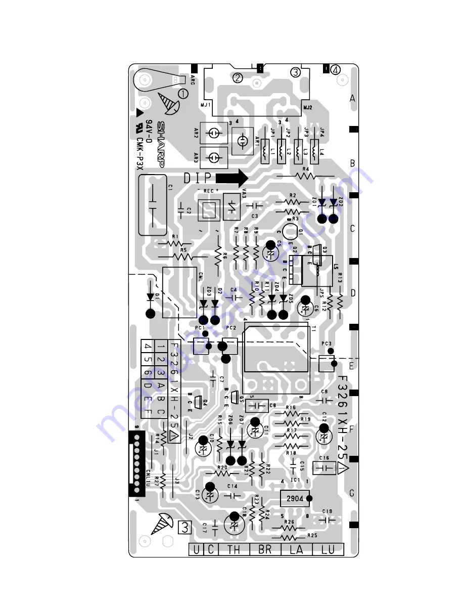 Sharp FO-DC600 Service Manual Download Page 101