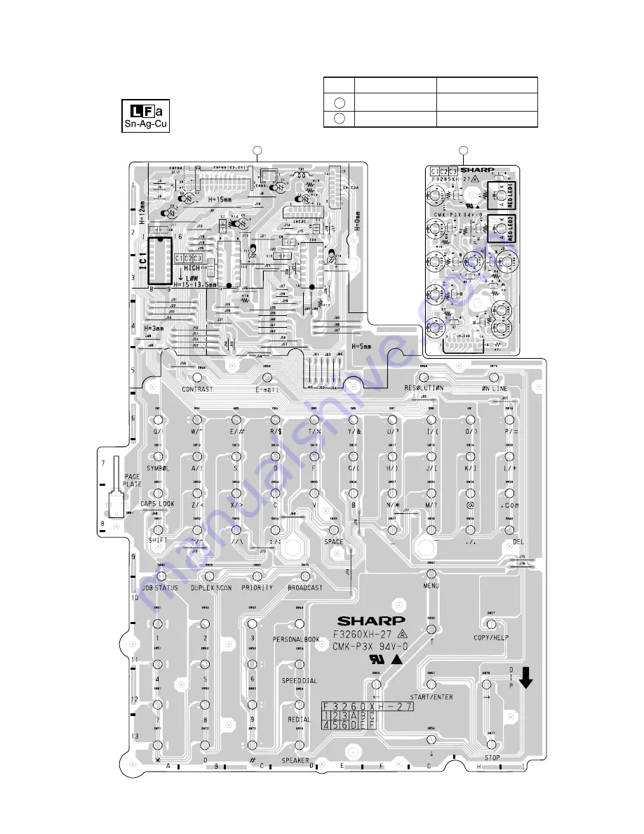 Sharp FO-DC635U Service Manual Download Page 117