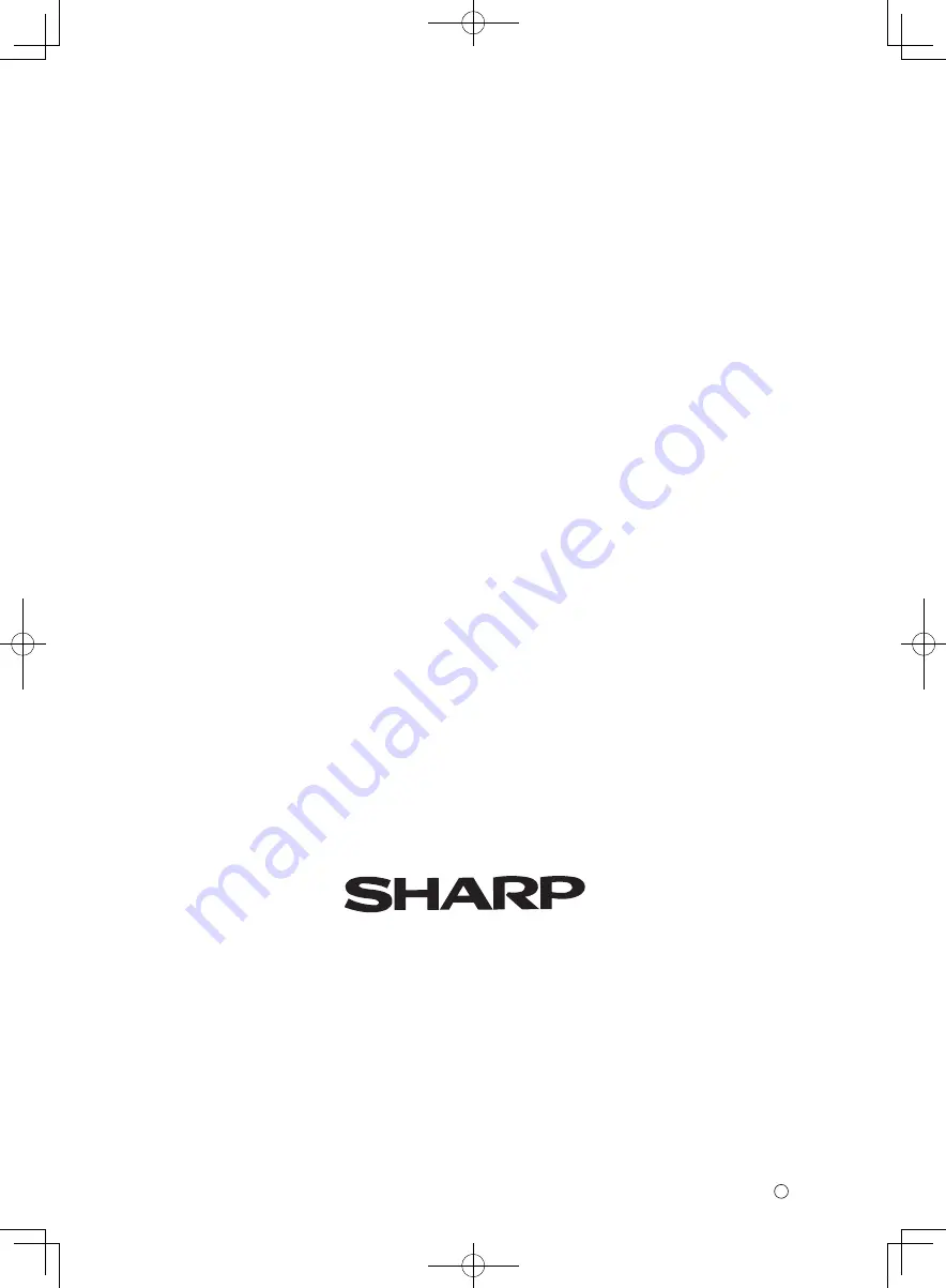 Sharp FP-GM50Y Operation Manual Download Page 40