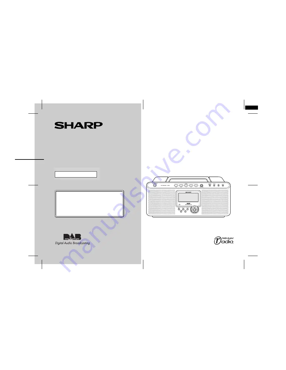 Sharp FV-DB2E Operation Manual Download Page 1