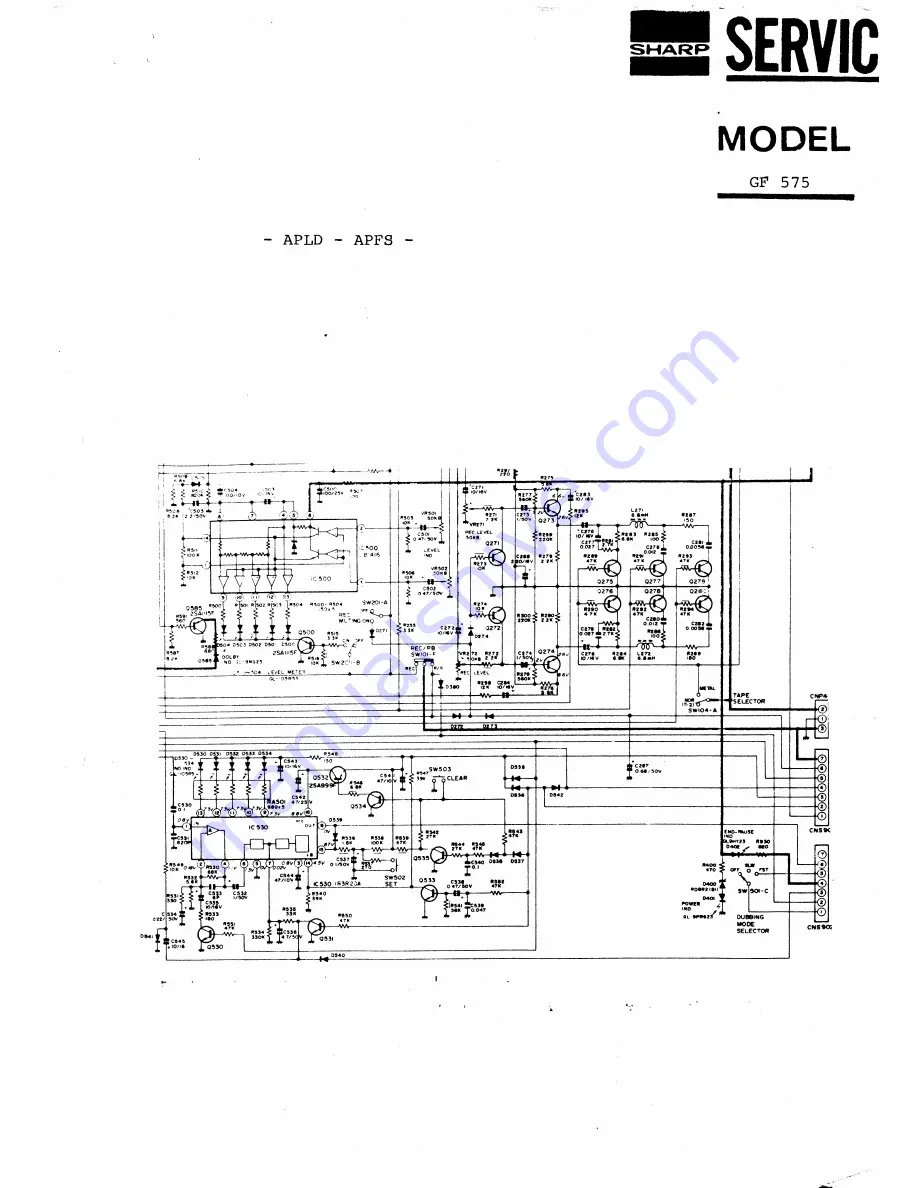 Sharp GF-575Z Скачать руководство пользователя страница 25