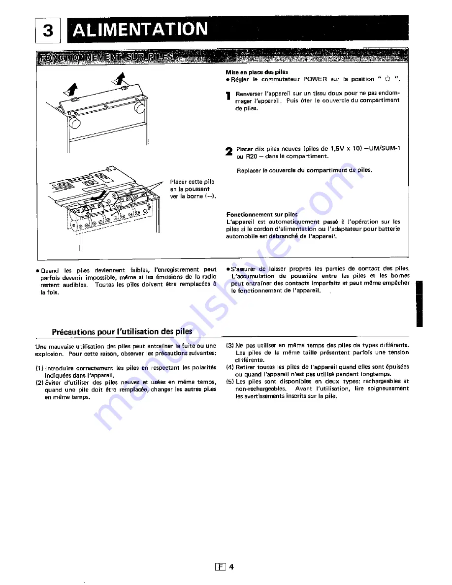 Sharp GF-800H Operation Manual Download Page 25