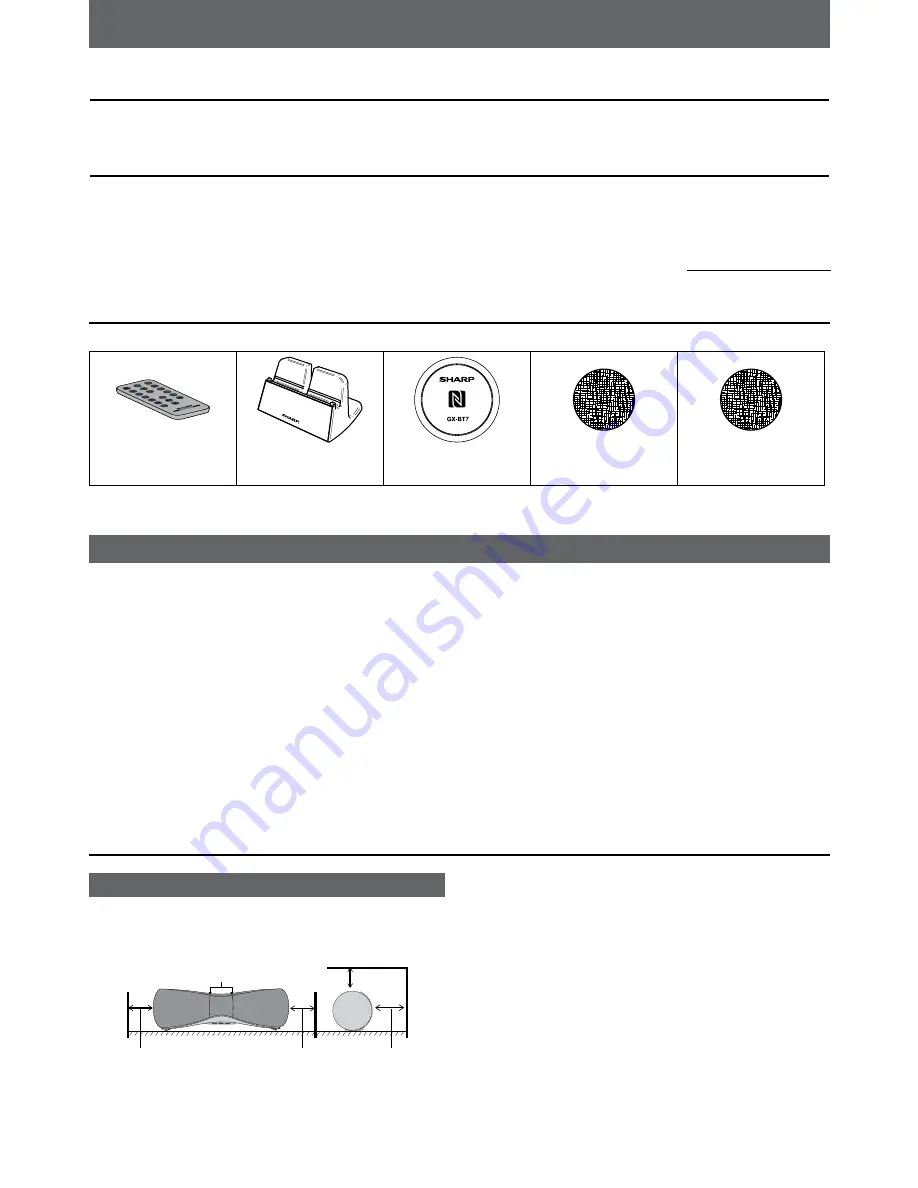 Sharp GX-BT7 Скачать руководство пользователя страница 12