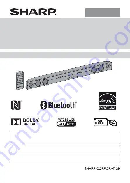 Sharp HT-SB30D Скачать руководство пользователя страница 1