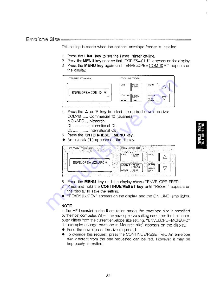 Sharp JX-9500 Operation Manual Download Page 37