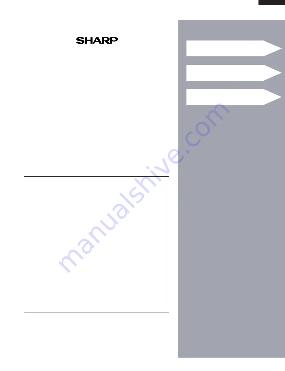 Sharp KB-0333KK Service Manual Download Page 3