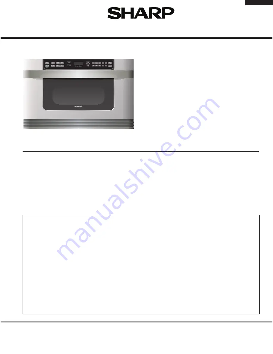 Sharp KB-6021MK Service Manual Download Page 1