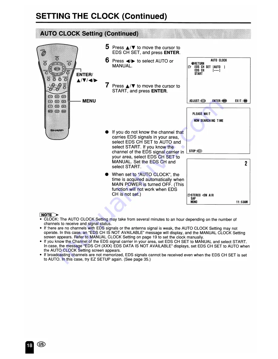 Sharp LC-13S2U, LC-15S2U, LC-20S2U Operation Manual Download Page 19