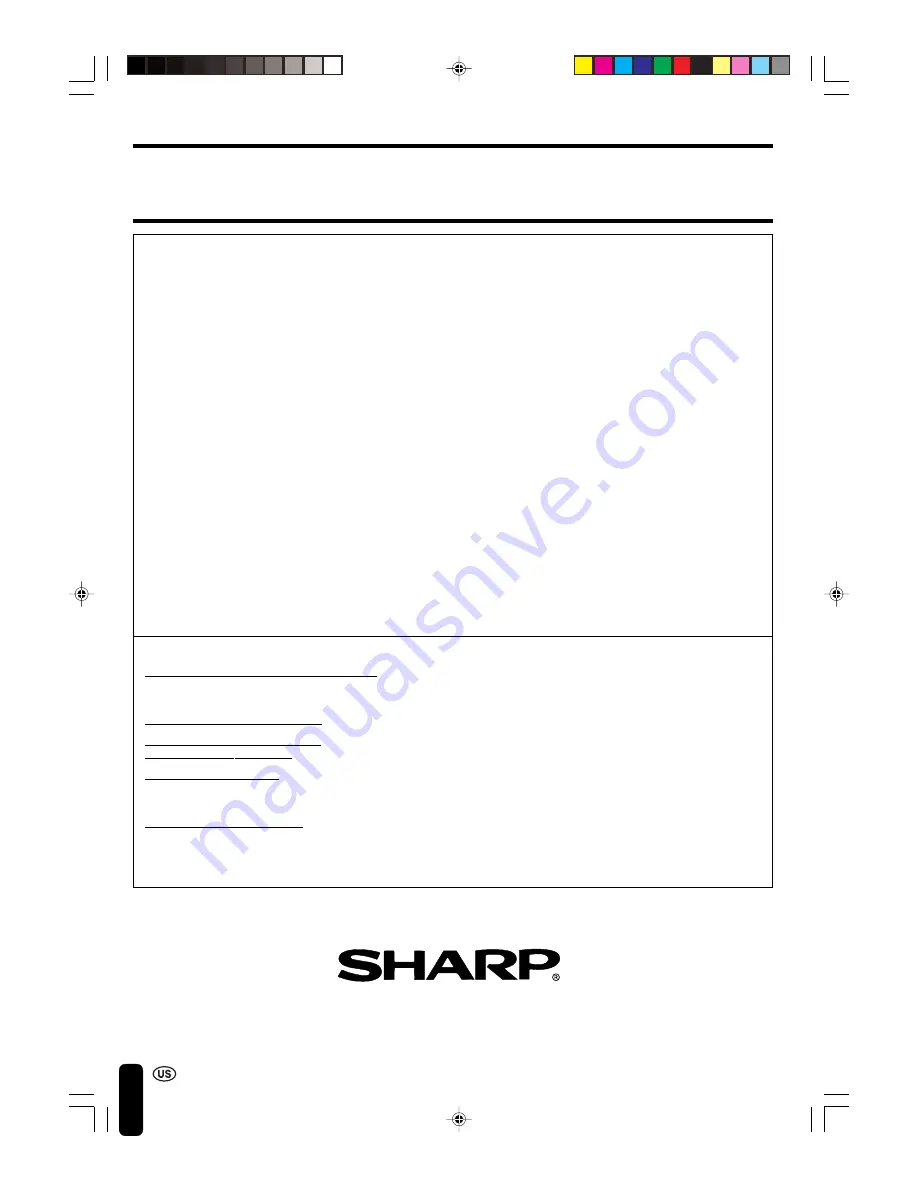 Sharp LC-15M4U Operation Manual Download Page 29