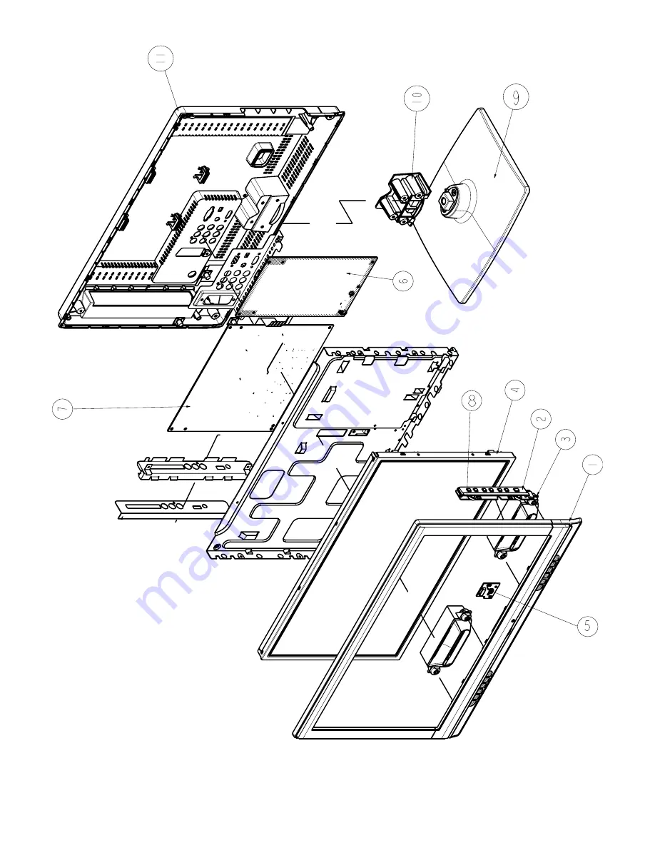 Sharp LC-19SH7E/RU Service Manual Download Page 250