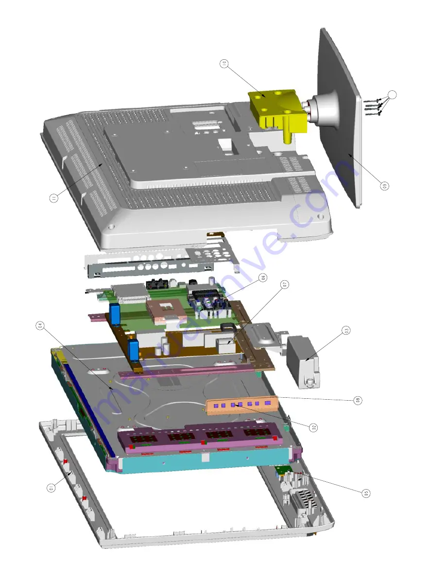 Sharp LC-19SH7E/RU Service Manual Download Page 252