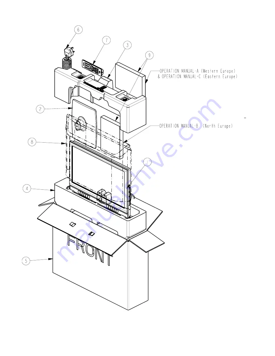 Sharp LC-19SH7E/RU Service Manual Download Page 259