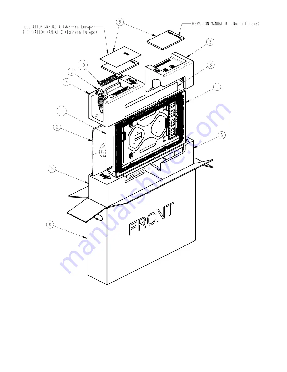 Sharp LC-19SH7E/RU Service Manual Download Page 261