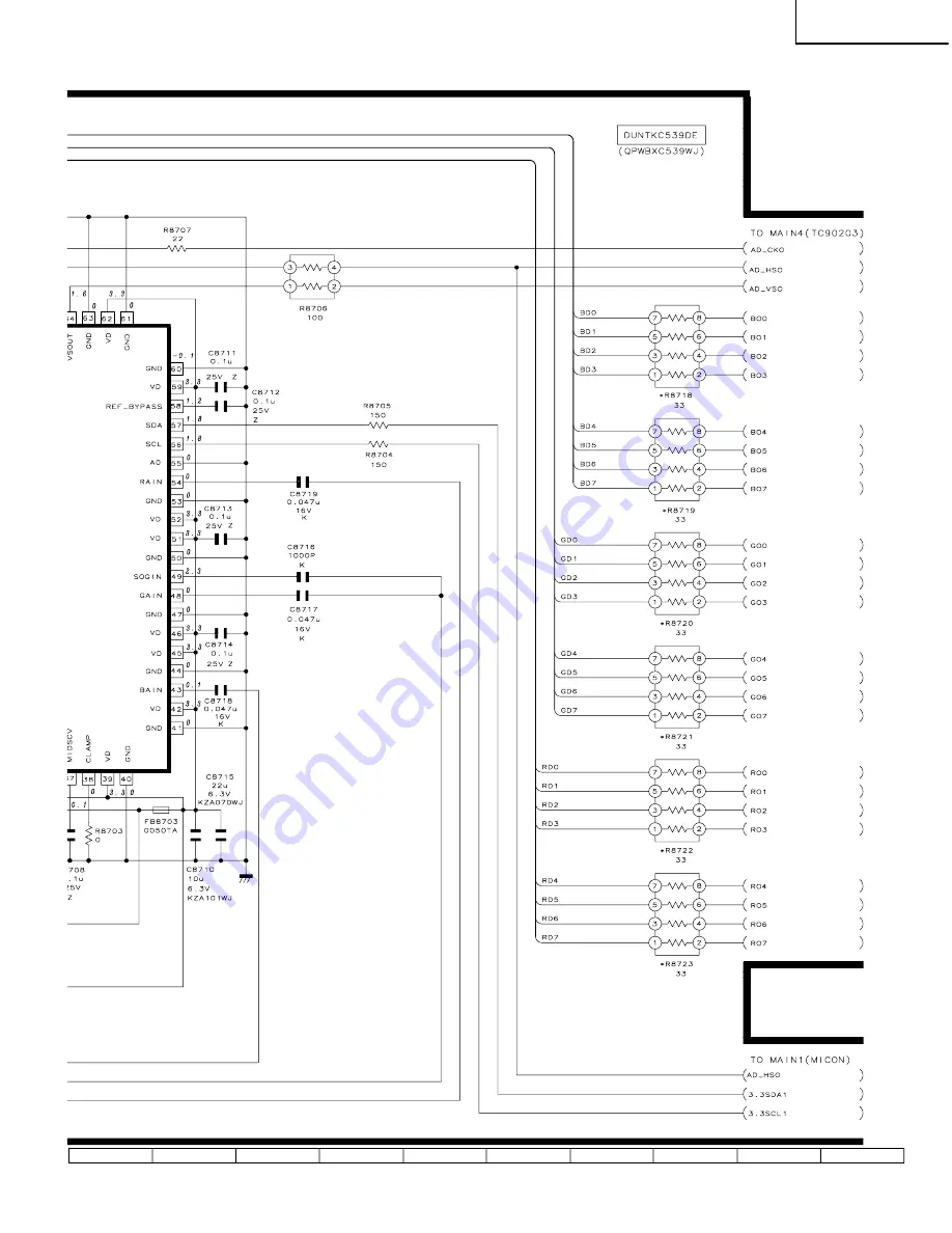 Sharp LC-20B6US Operation Service Manual Download Page 61