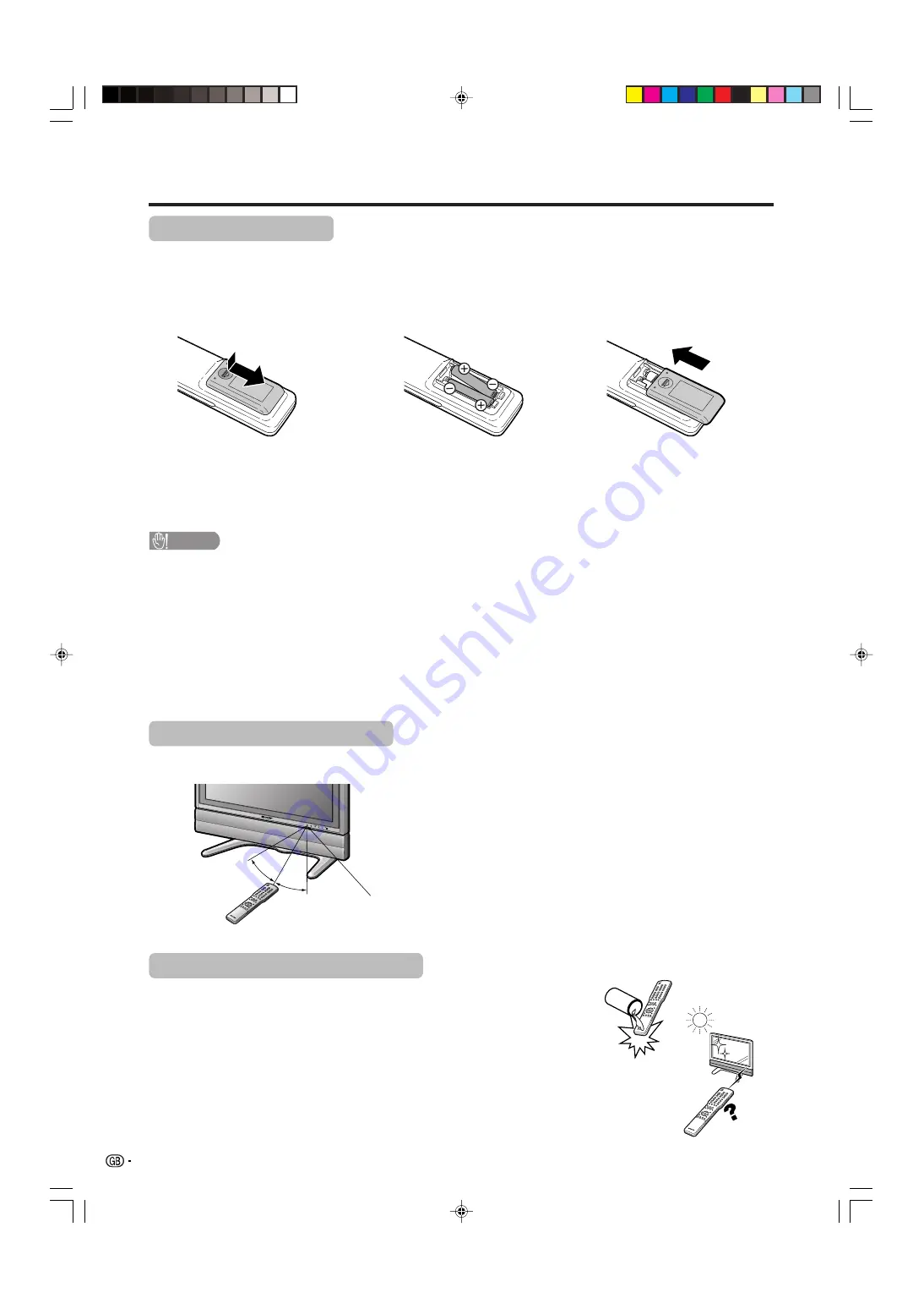 Sharp LC-26GA5X Operation Manual Download Page 7