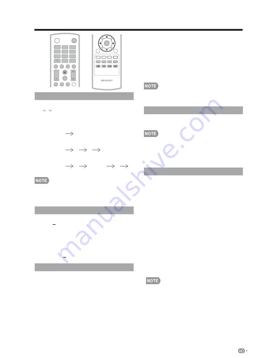 Sharp LC-26SV490 Operation Скачать руководство пользователя страница 27