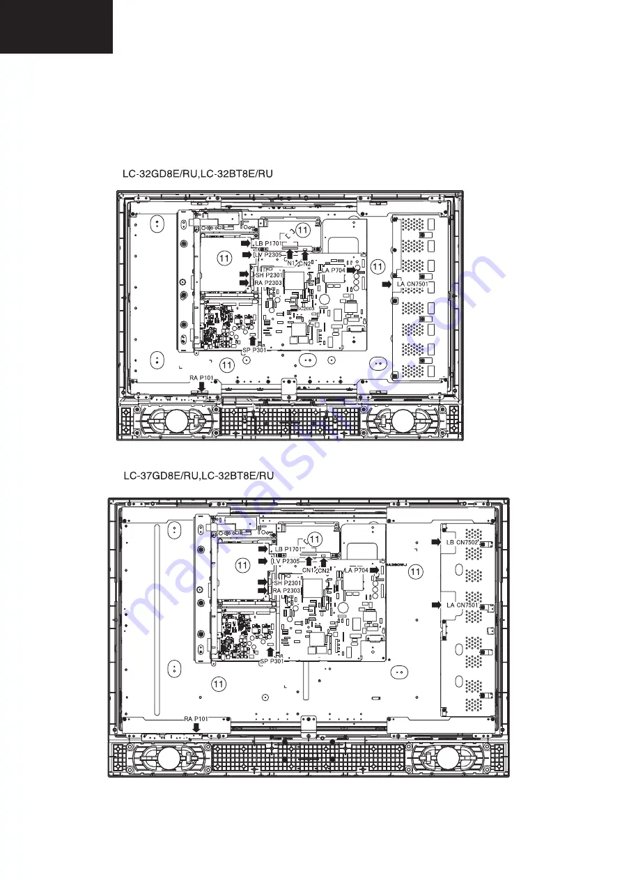 Sharp LC-32BT8 Скачать руководство пользователя страница 12