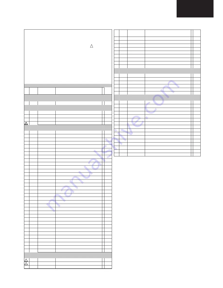 Sharp LC-32LE631E Service Manual Download Page 141