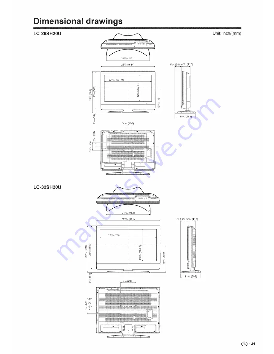 Sharp LC 32SH20U - 32