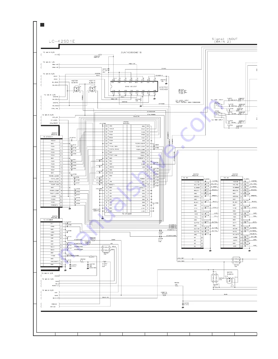 Sharp LC-37SD1E Service Manual Download Page 116