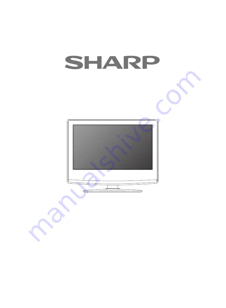 Sharp LC-40CFF5221K Скачать руководство пользователя страница 1