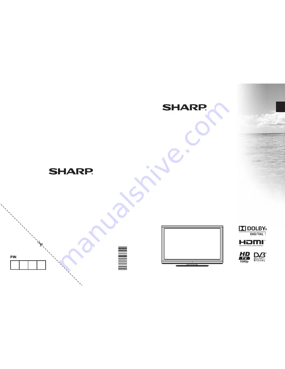 Sharp LC-40LE511E Скачать руководство пользователя страница 1