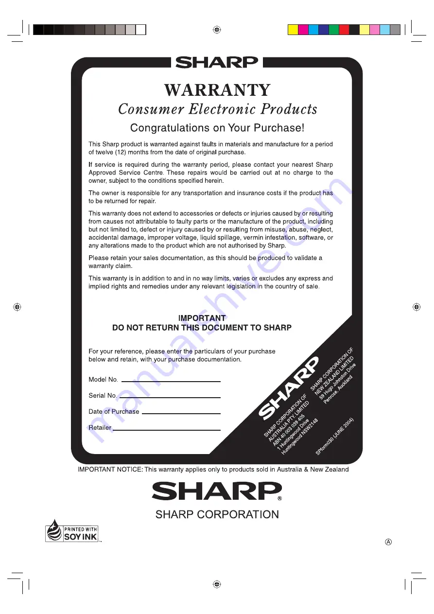 Sharp LC-42BX5X Operation Manual Download Page 56