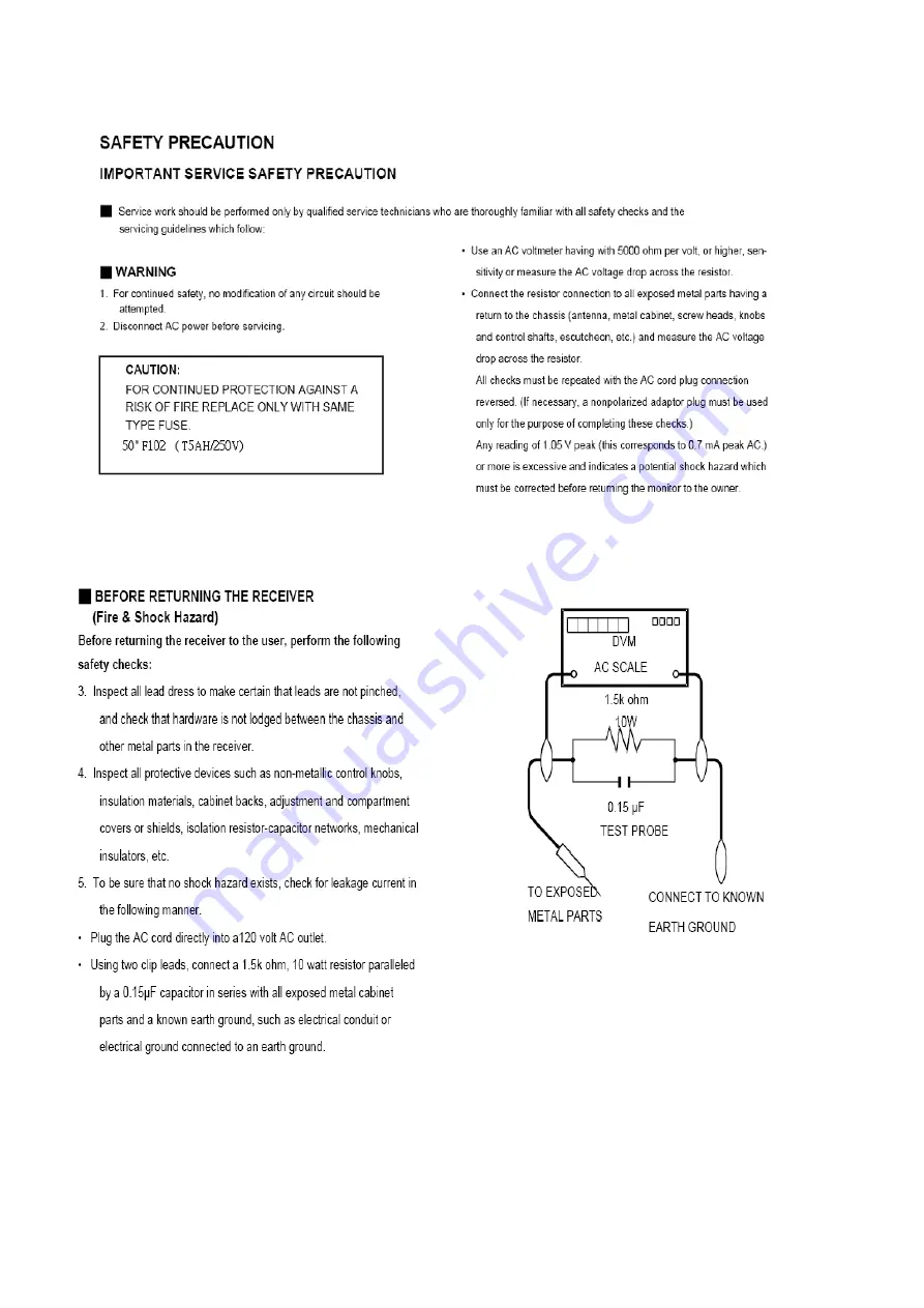 Sharp LC-50LE442U Service Manual Download Page 3