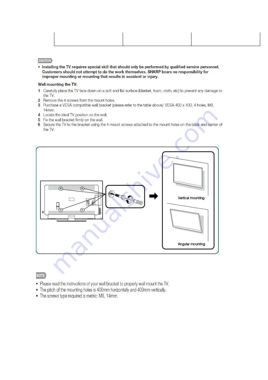 Sharp LC-50LE442U Service Manual Download Page 7