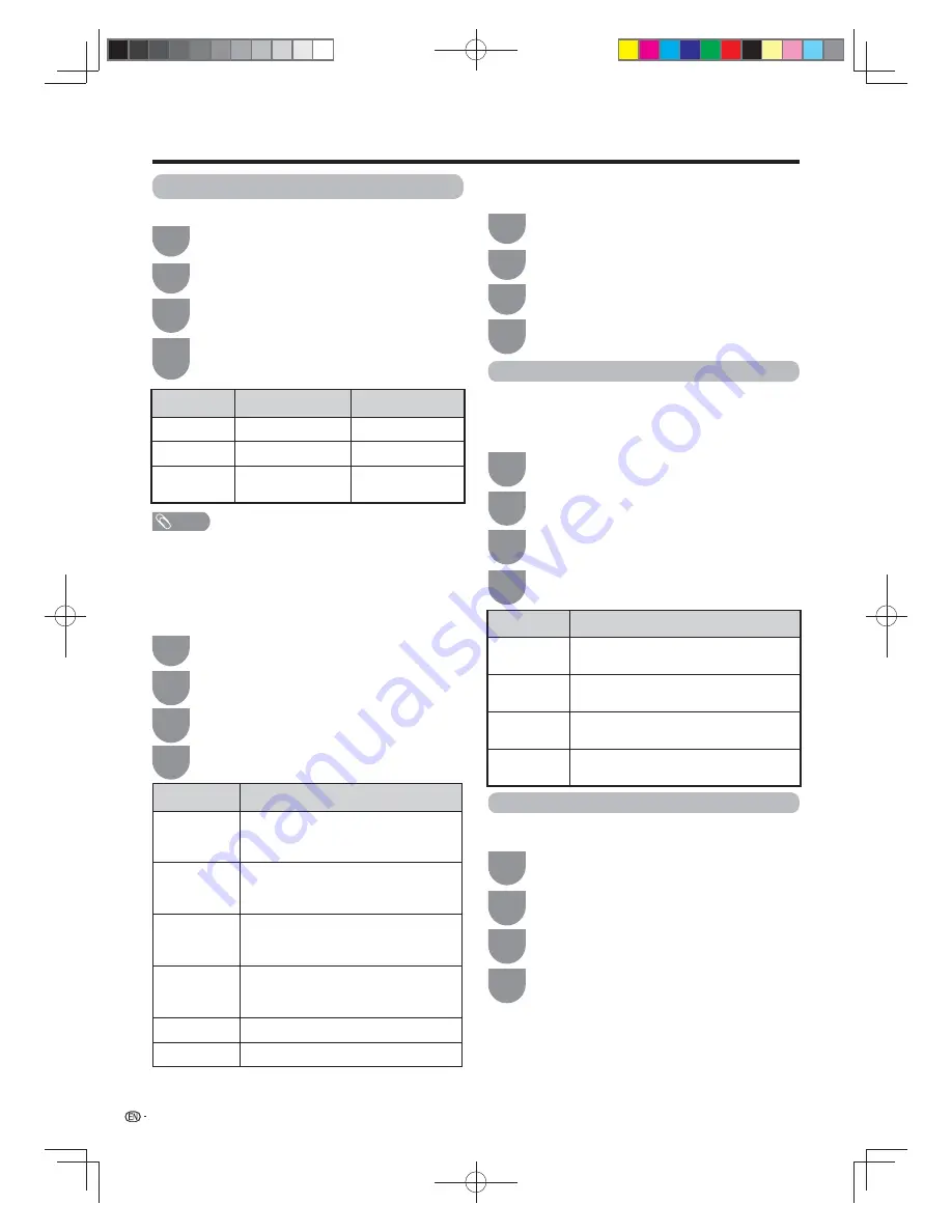 Sharp LC-52LX640H Operation Manual Download Page 42